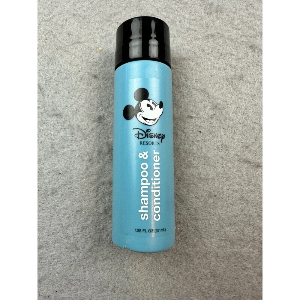 DISNEY World Resort Shampoo & Conditioner Mickey Mouse Vintage Bottle 1.25 oz.
